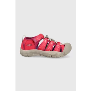 Detské sandále Keen Newport H2 ružová farba