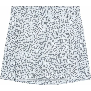 J.Lindeberg Amelie Print Golf Skirt White Outline Bridge Swirl S