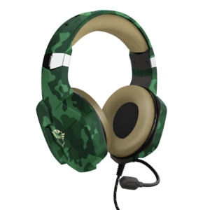 Trust GXT 323C CARUS herní headset na kabel, stereo přes uši, 2x 3,5 mm jack (mic./slu.), jack 3,5 mm, zelenožlutá, žlutá