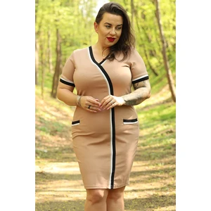 Dámské šaty Karko Karko_Dress_SB831_Beige