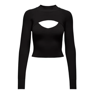 Black Ribbed Sweater/Top 2in1 JDY Sibba - Women
