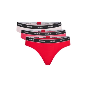 Hugo Boss 3 PACK - dámská tanga HUGO 50480150-969 XL