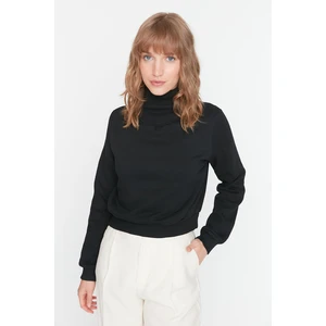 Trendyol Sweatshirt - Black - Regular fit