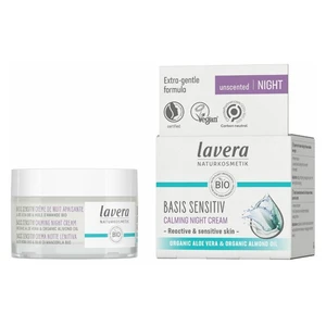 Lavera Basis Sensitiv upokojúci nočný krém bez parfumácie 50 ml