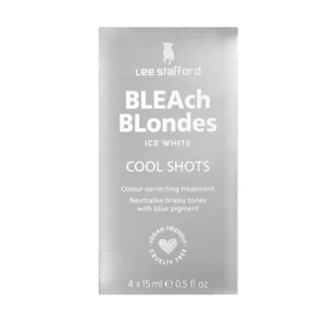 Lee Stafford Bleach Blondes Ice White intenzivní kúra pro blond a šedivé vlasy 4x15 ml