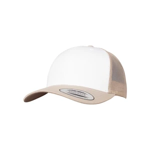 Retro Trucker Colorful front khaki/white/khaki