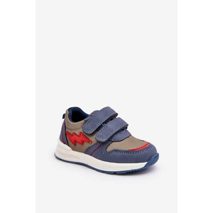 Children's Velcro Sports Shoes Blue Hemmani