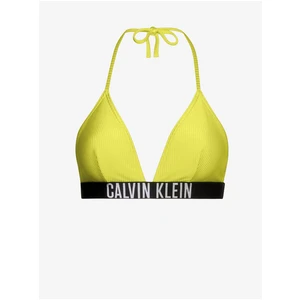 Žlutý dámský vrchní díl plavek Calvin Klein Underwear - Dámské