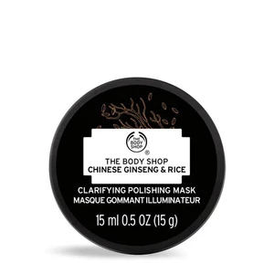 The Body Shop Exfoliačná a revitalizačná pleťová maska Chinese Ginseng & Rice ( Clarify ing Polishing Mask) 15 ml