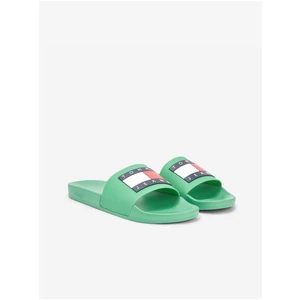 Green Male Slippers Tommy Jeans - Men