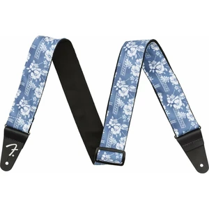 Fender 2'' Hawaiian Strap Blue Floral Sangle pour guitare