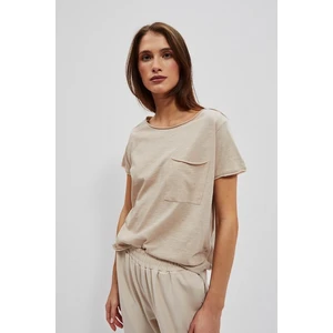 Moodo women's T-shirt - beige