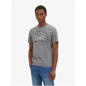 Grey Men's Lined T-Shirt Tom Tailor - Men