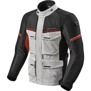 Rev'it! Outback 3 Argent-Rouge M Blouson textile