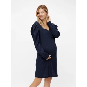 Dark blue maternity dress Mama.licious - Women