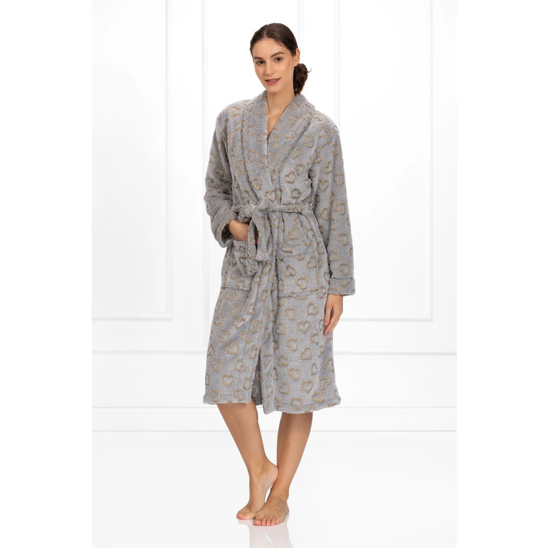 Zoe Grey Robe Grey