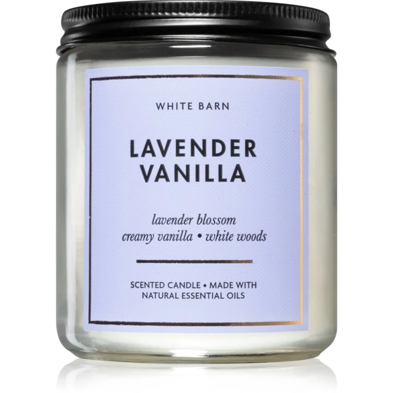 Bath & Body Works Lavender Vanilla vonná svíčka 198 g