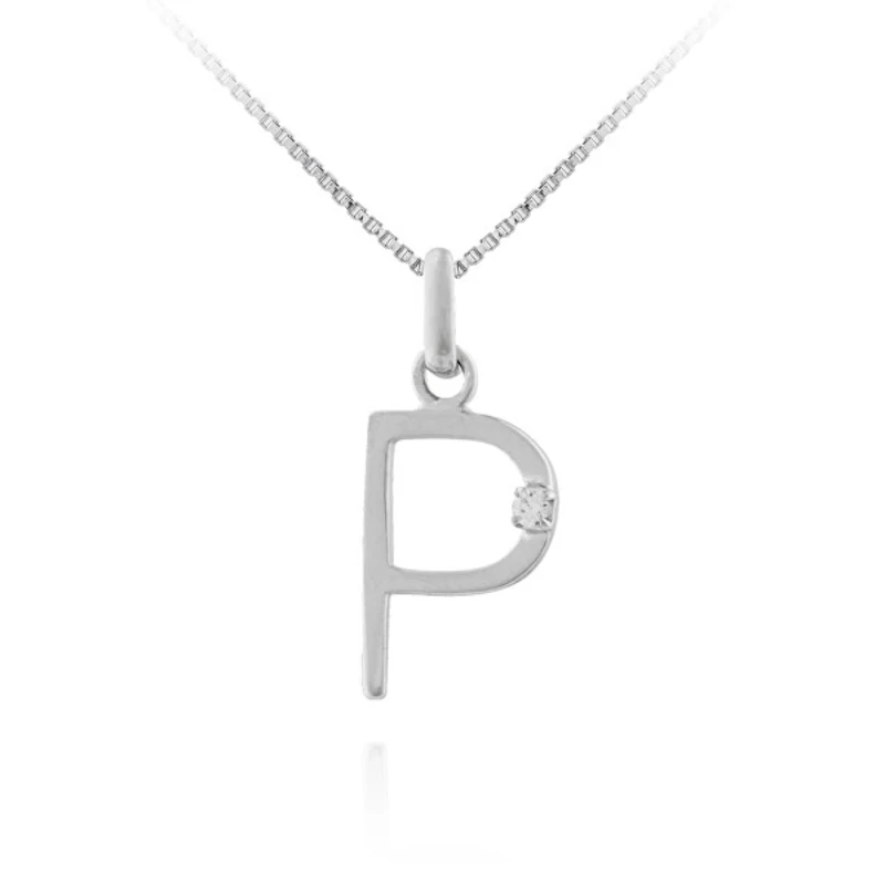JVD Stříbrný přívěsek "P" SVLP0487XI6BI0P JVD Stříbrný přívěsek "P" SVLP0487XI6BI0P