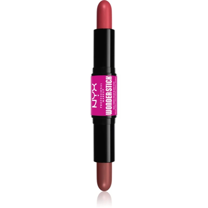 NYX Professional Makeup Wonder Stick Cream Blush oboustranná konturovací tyčinka odstín 03 Coral N Deep Peach 2x4 g NYX Professional Makeup Wonder Stick Cream Blush oboustranná konturovací tyčinka odstín 03 Coral N Deep Peach 2x4 g