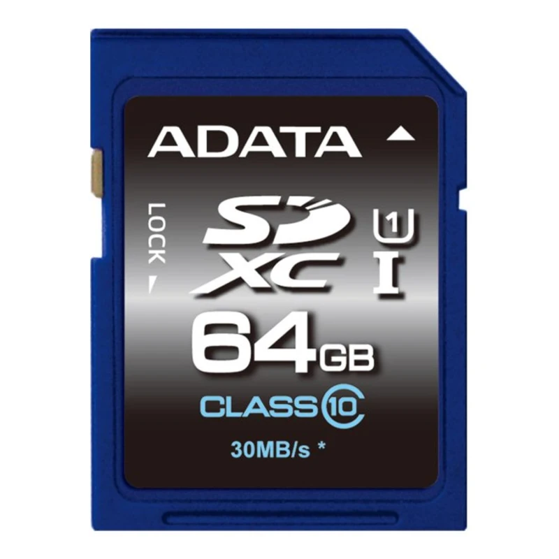 ADATA SDXC 64GB UHS-I Premier,Class 10