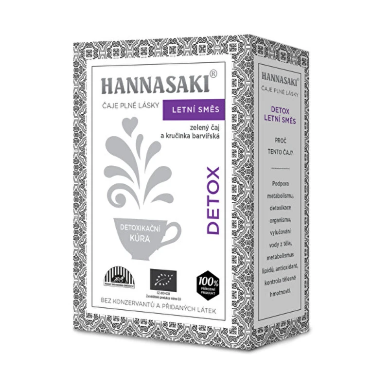 Čaje Hannasaki Detox letní směs 50 g