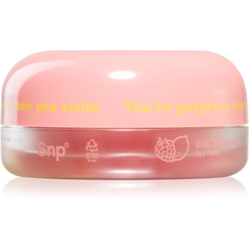 SNP Dual Pop Shine hydrogelová maska na oční okolí pro rozjasnění pleti 30x1,4 g SNP Dual Pop Shine hydrogelová maska na oční okolí pro rozjasnění pleti 30x1,4 g