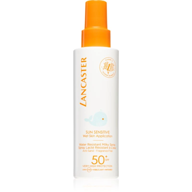 Lancaster Sun Sensitive Kids Milky Spray opalovací sprej pro děti SPF 50+ 150 ml