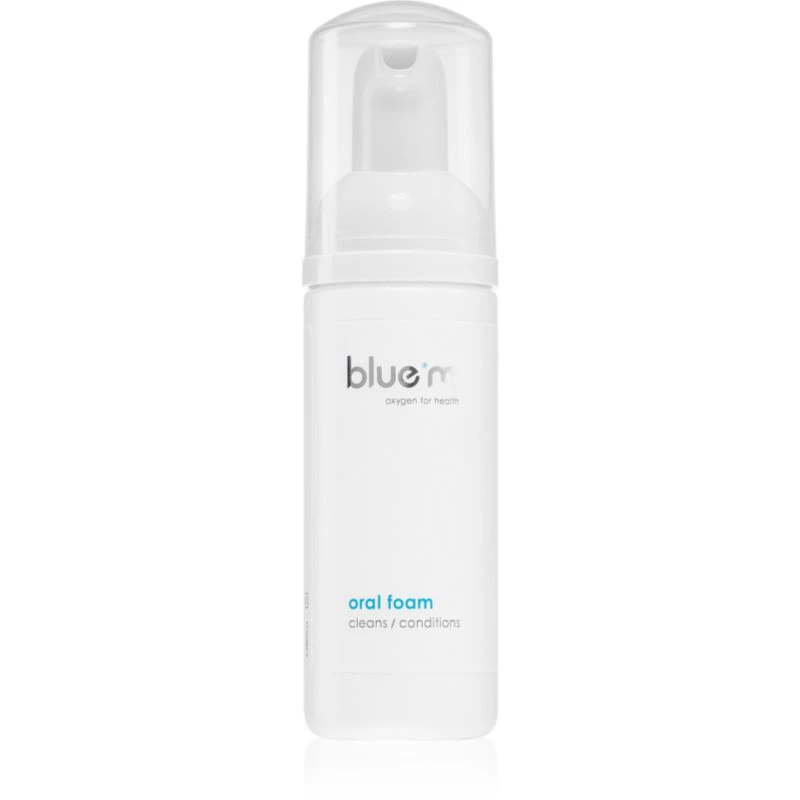 Blue M Oxygen for Health ústní pěna 2 v 1 na čištění zubů a dásní bez kartáčku a vody 50 ml