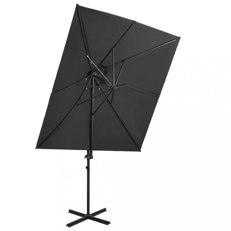 Zahradní slunečník 250 x 250 cm Dekorhome Antracit,Zahradní slunečník 250 x 250 cm Dekorhome Antracit Zahradní slunečník 250 x 250 cm Dekorhome Antracit,Zahradní slunečník 250 x 250 cm Dekorhome Antracit