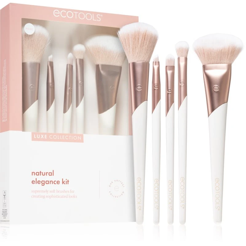 EcoTools Luxe Collection Natural Elegance sada štětců pro dokonalý vzhled EcoTools Luxe Collection Natural Elegance sada štětců pro dokonalý vzhled