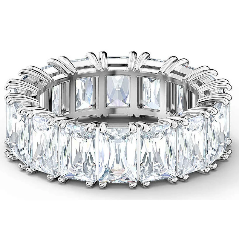 Swarovski Luxusní třpytivý prsten Vittore 5572699 60 mm
