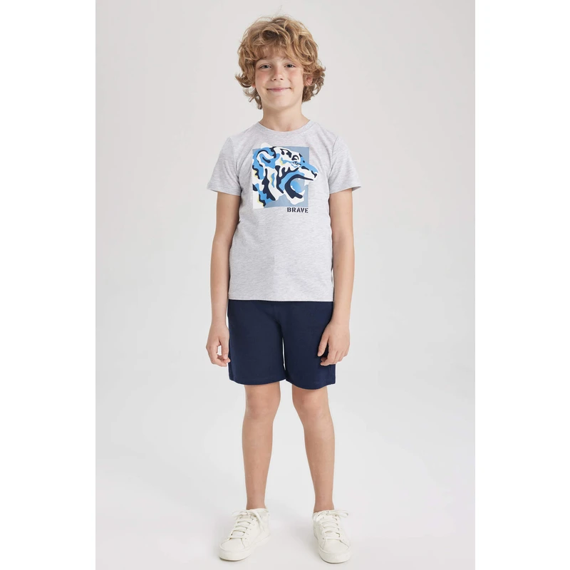 DEFACTO Boys Short Sleeved 2-piece Set