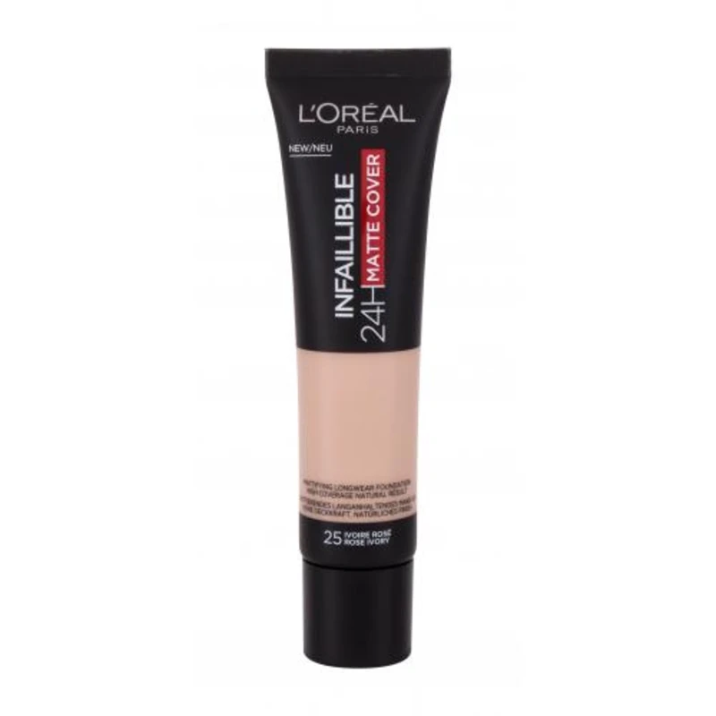 L´Oréal Paris Infallible 24H Matte Cover 30 ml make-up pro ženy 25 Rose Ivory L´Oréal Paris Infallible 24H Matte Cover 30 ml make-up pro ženy 25 Rose Ivory