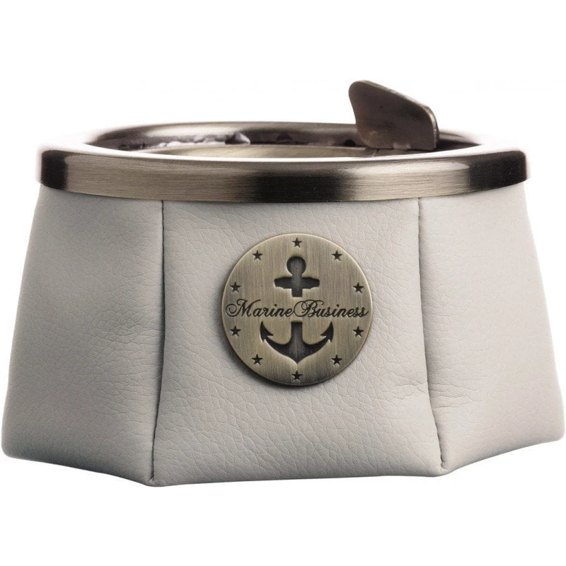 Marine Business Ashtray with lid - Premium Ecru - WINDPROOF