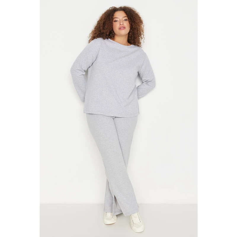 Dámský set Trendyol TBBAW23AI00055/GRAY Dámský set Trendyol TBBAW23AI00055/GRAY