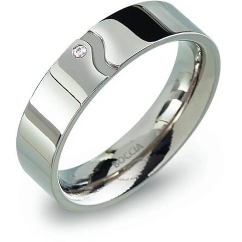 Boccia Titanium Snubní titanový prsten 0147-02 50 mm