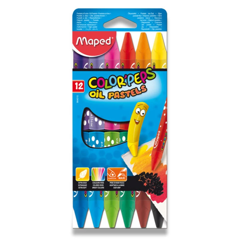 Maped Voskovky Color´ Peps Oil, 12 barev