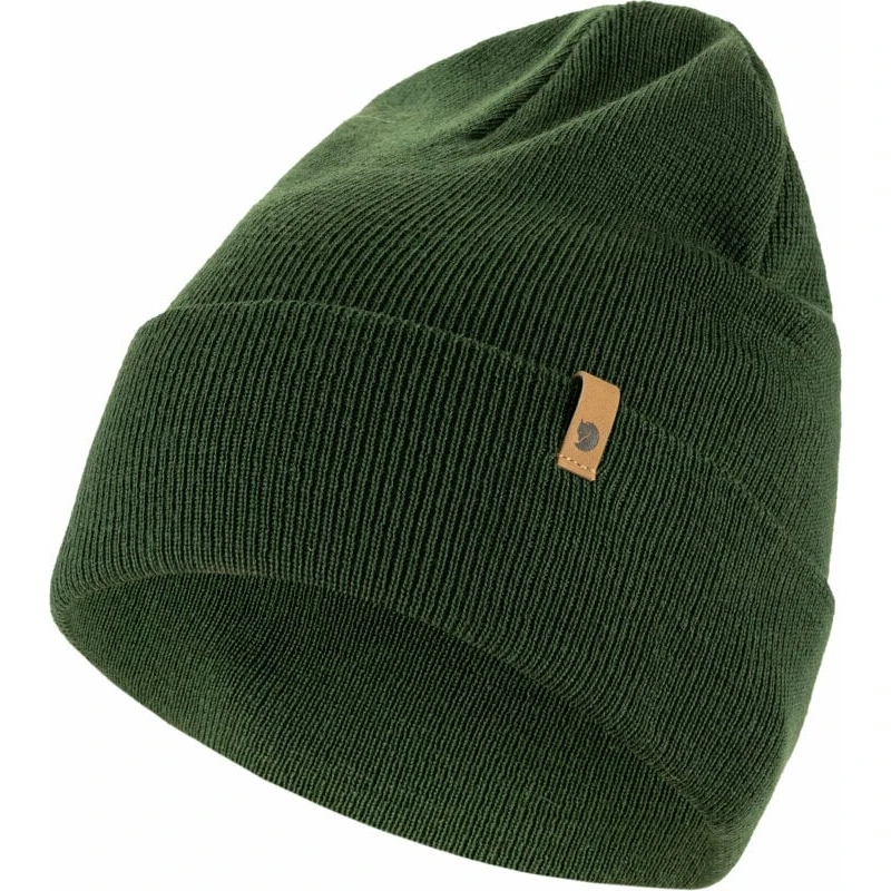 Fjällräven Classic Knit Hat Deep Forest Lyžařská čepice Fjällräven Classic Knit Hat Deep Forest Lyžařská čepice