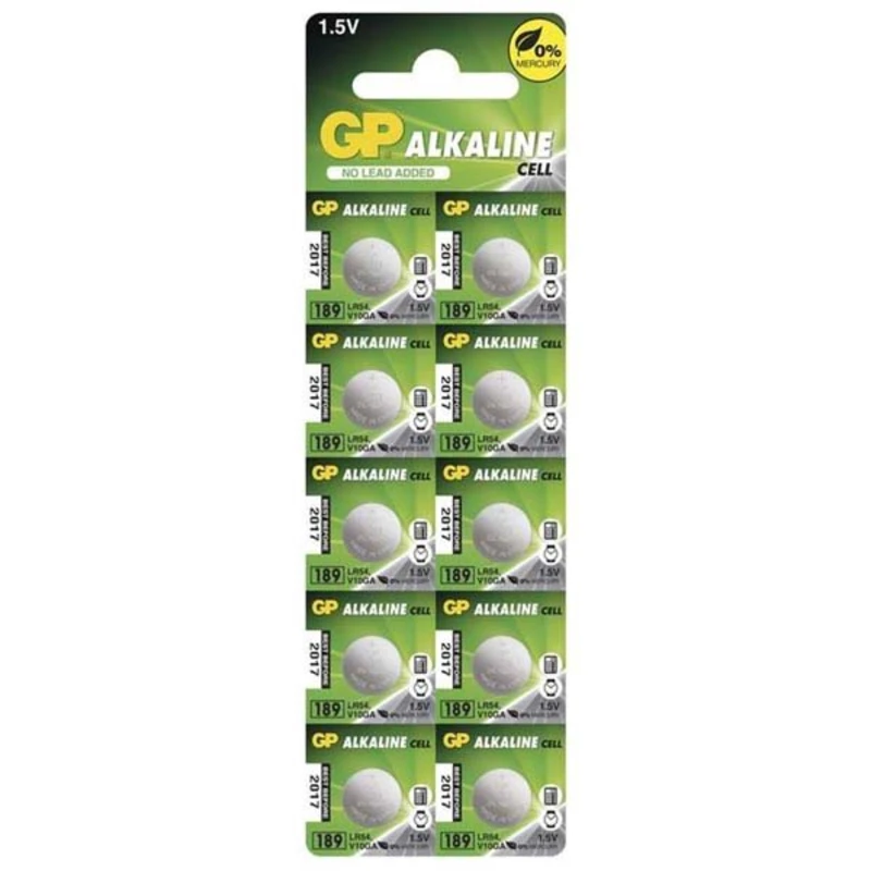Knoflíková baterie GP LR54 AG10 189 alkalická 1ks 1041018911