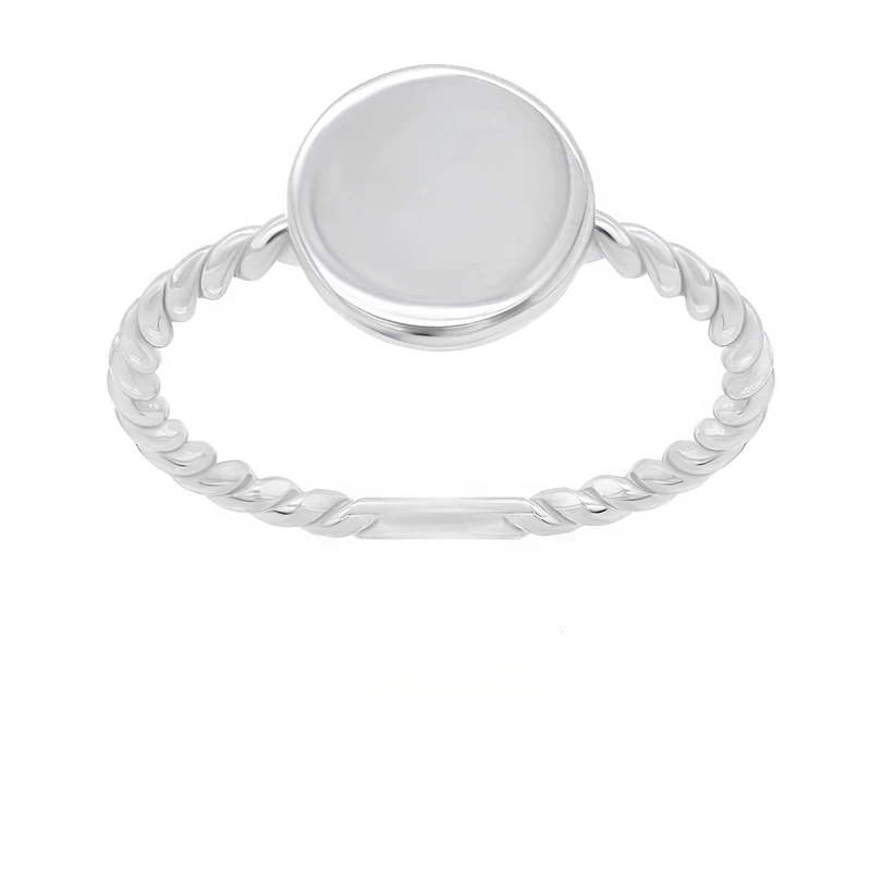 Brilio Silver Minimalistický stříbrný prsten GR106W 48 mm
