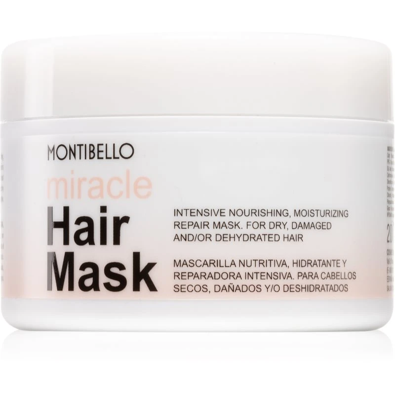 Montibello Miracle intenzivně vyživující maska pro suché a poškozené vlasy 200 ml Montibello Miracle intenzivně vyživující maska pro suché a poškozené vlasy 200 ml