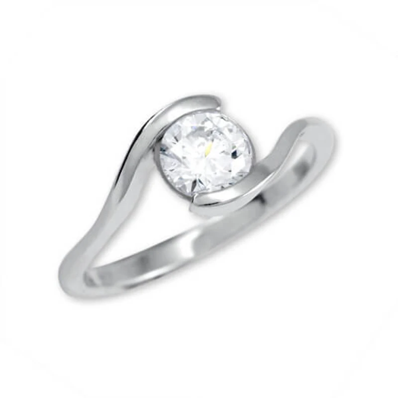 Brilio Silver Stříbrný zásnubní prsten 426 001 00422 04 58 mm