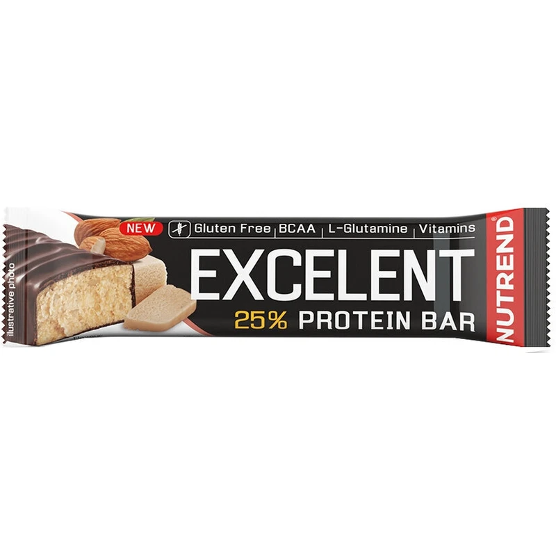 Nutrend Excelent Protein bar 85 g marcipán s mandlemi Nutrend Excelent Protein bar 85 g marcipán s mandlemi