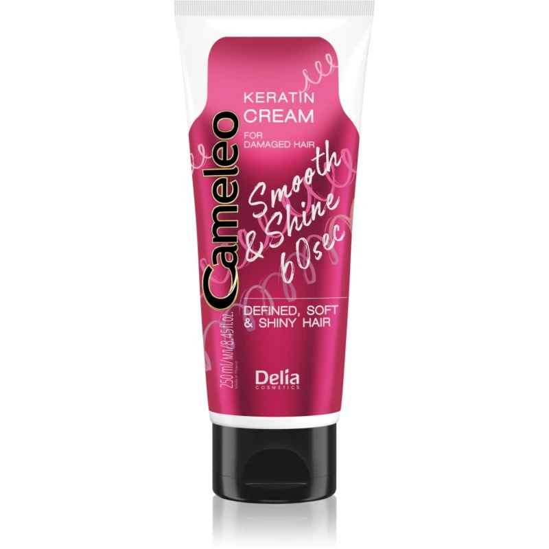 Delia Cosmetics Cameleo Smooth & Shine 60 sec krém na vlasy pro lesk a hebkost vlasů 250 ml Delia Cosmetics Cameleo Smooth & Shine 60 sec krém na vlasy pro lesk a hebkost vlasů 250 ml
