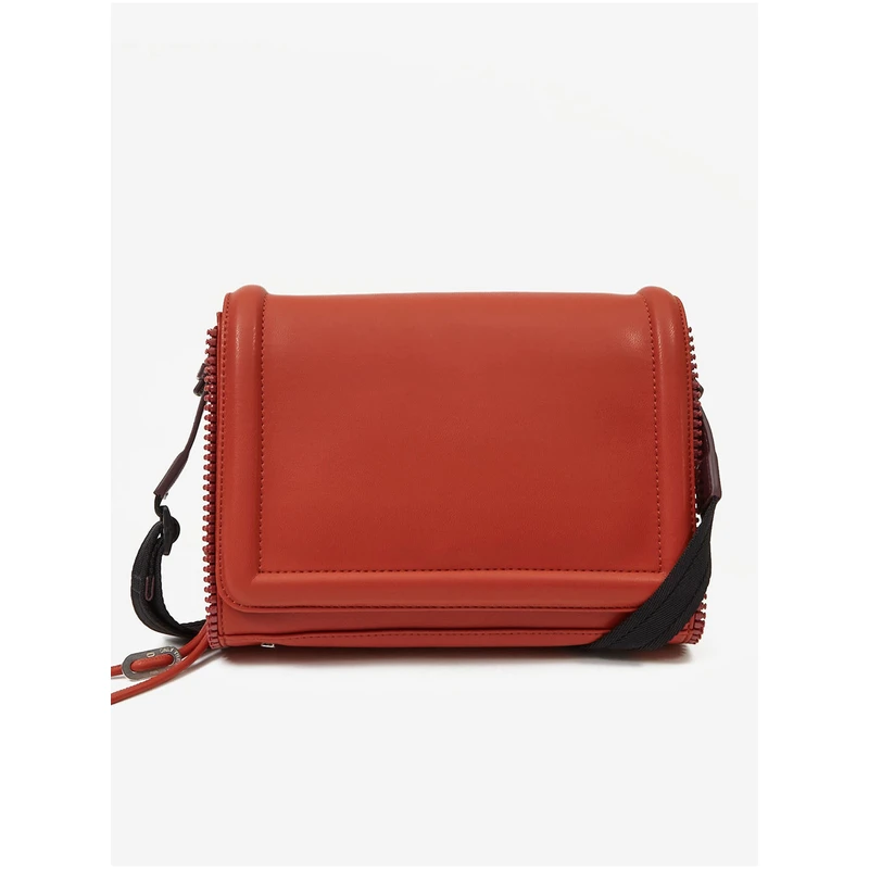 Cihlová dámská crossbody kabelka Diesel - Dámské Cihlová dámská crossbody kabelka Diesel - Dámské