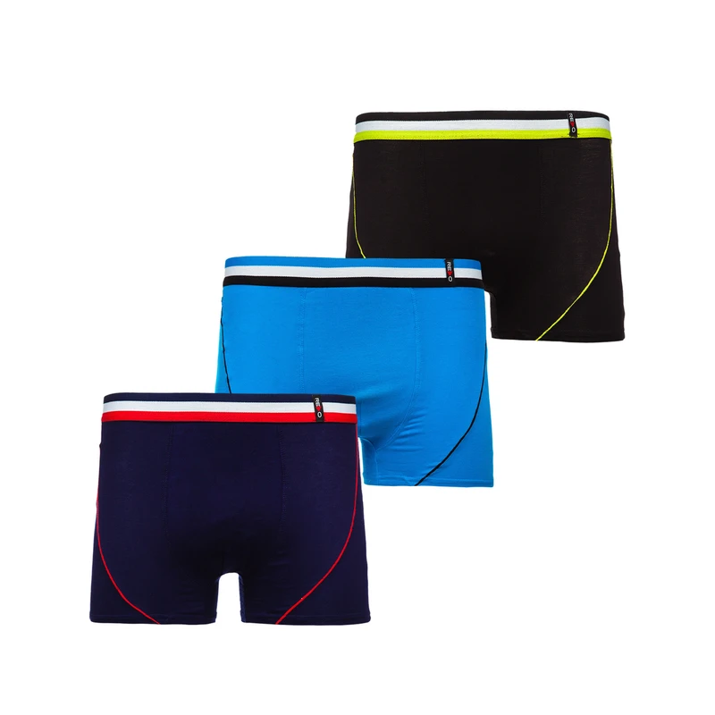 Barevné pánské boxerky-4 Bolf G513 3 PACK