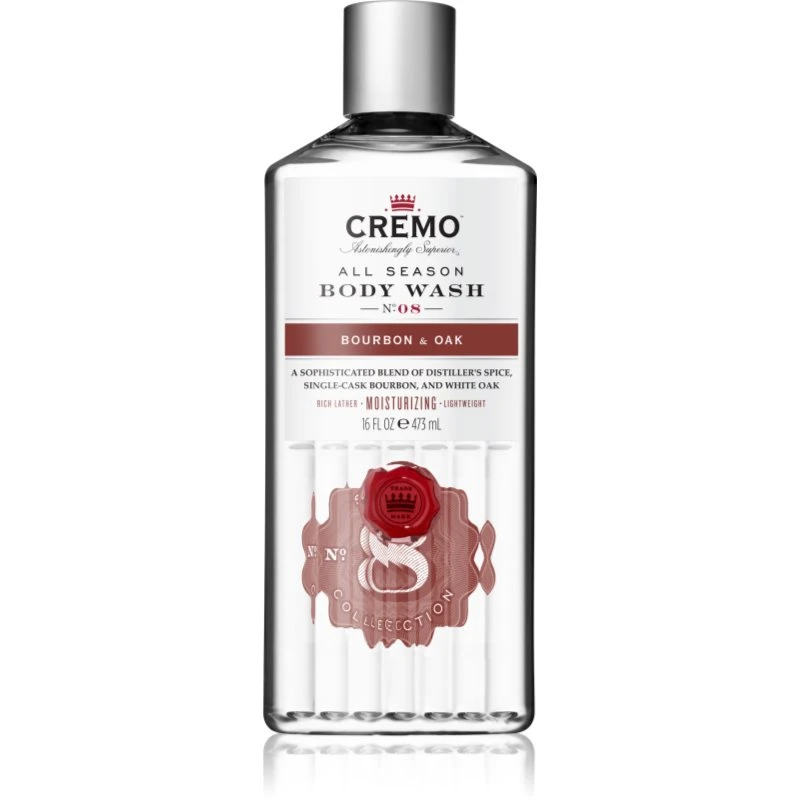 Cremo Body wash Bourbon & Oak sprchový gel pro muže 473 ml Cremo Body wash Bourbon & Oak sprchový gel pro muže 473 ml