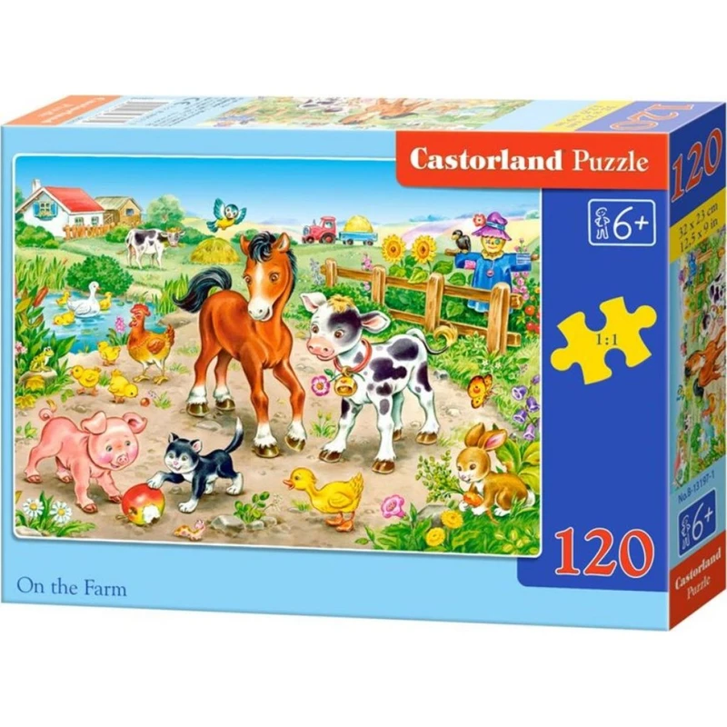 Castorland Puzzle Na farmě 120 dílků
