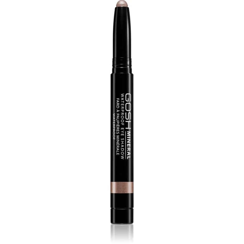 Gosh Mineral Waterproof dlouhotrvající oční stíny v tužce voděodolné odstín 003 Brown 2,5 g