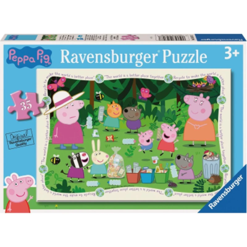 Puzzle Prasátko Peppa 35 dílk